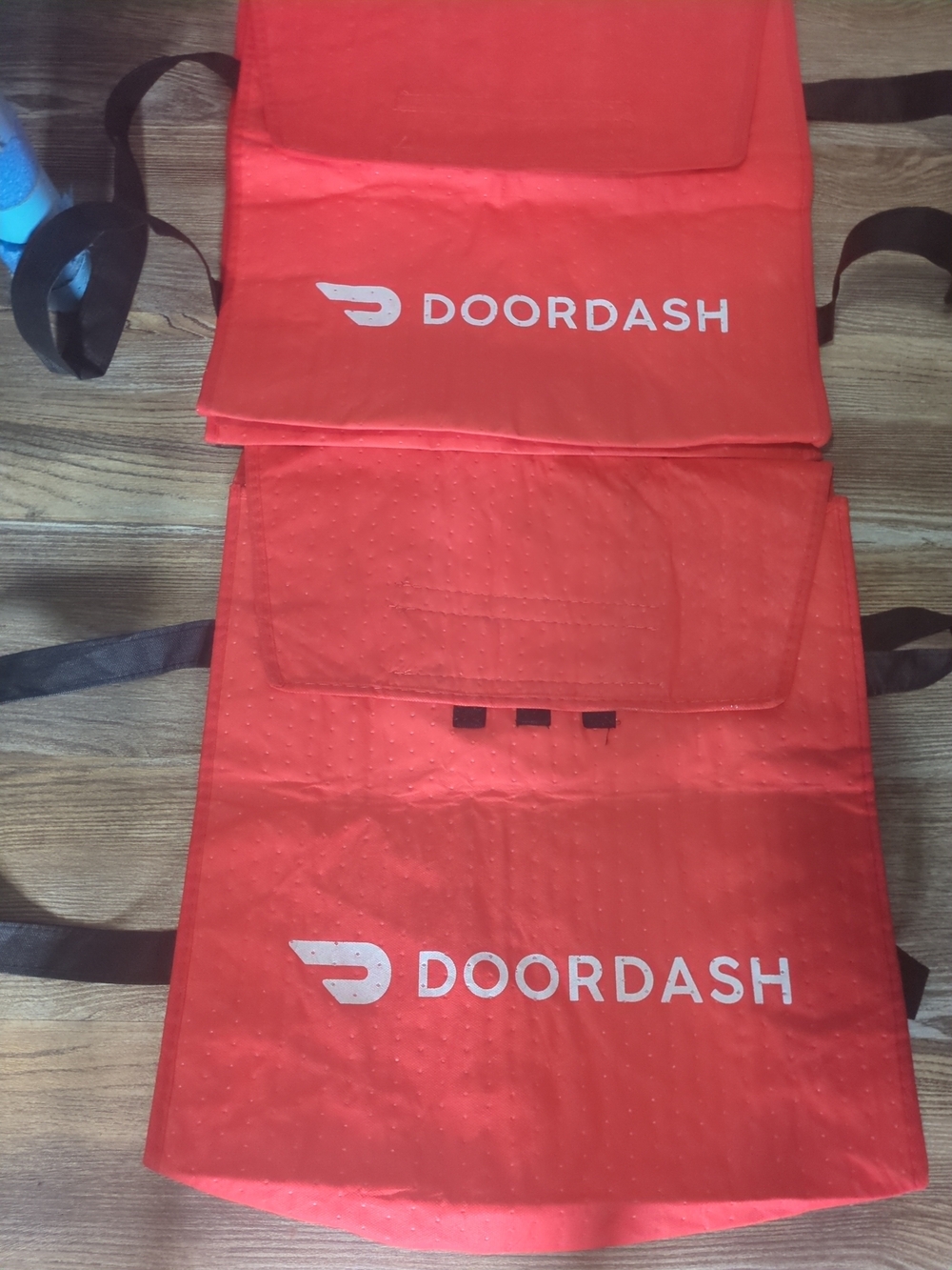 2 Insulated Delivery Bag -Doordash, Red